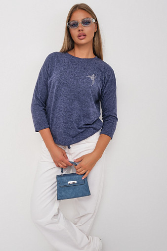 Джемпер Оливия индиго