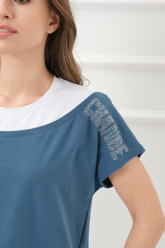 Футболка женская Мирэль петроль