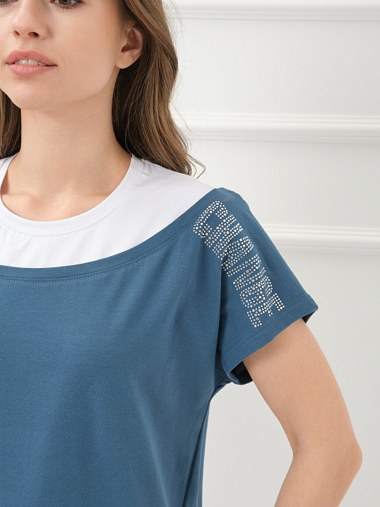 Футболка женская Мирэль петроль