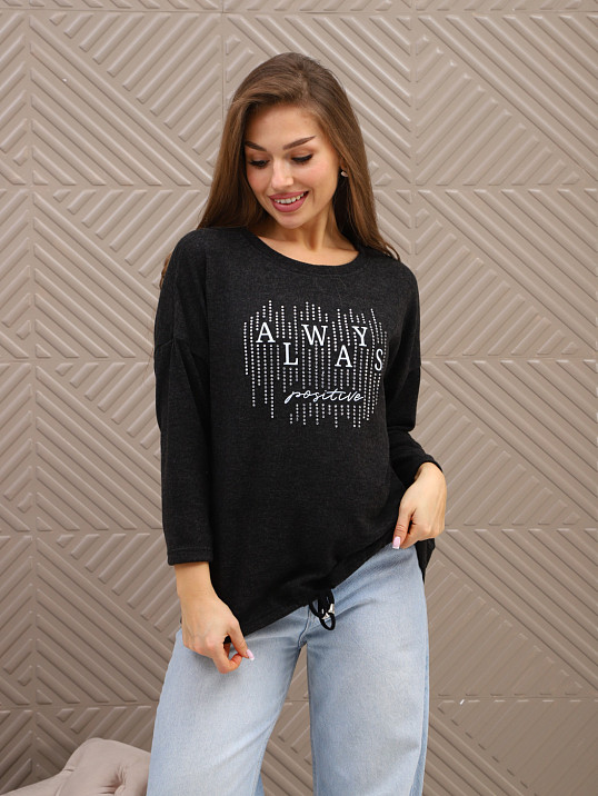 Джемпер женский Флай т.серый