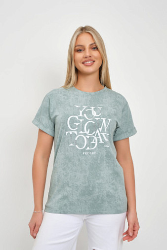 Футболка жен. Лиона варенка фисташка