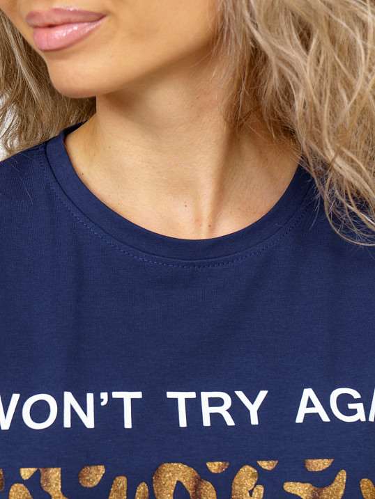 Футболка женская Импульс индиго