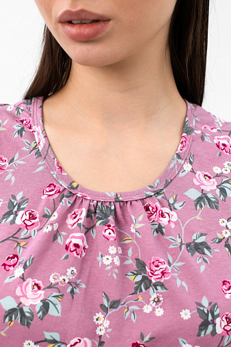 Майка Летнее признание брусника/цветы