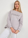 Свитшот женский Лео серый