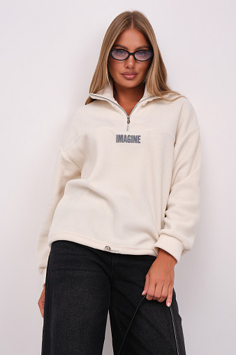 Толстовка жен. Тренд-2 флис молочный