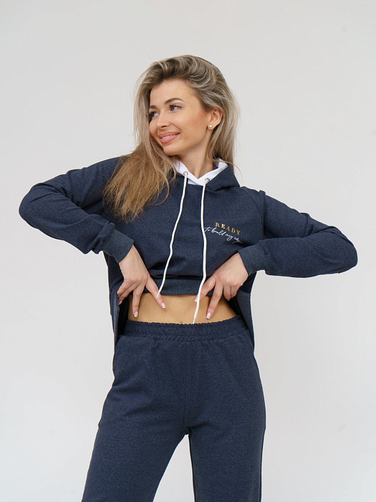 Костюм Элегия Синий меланж