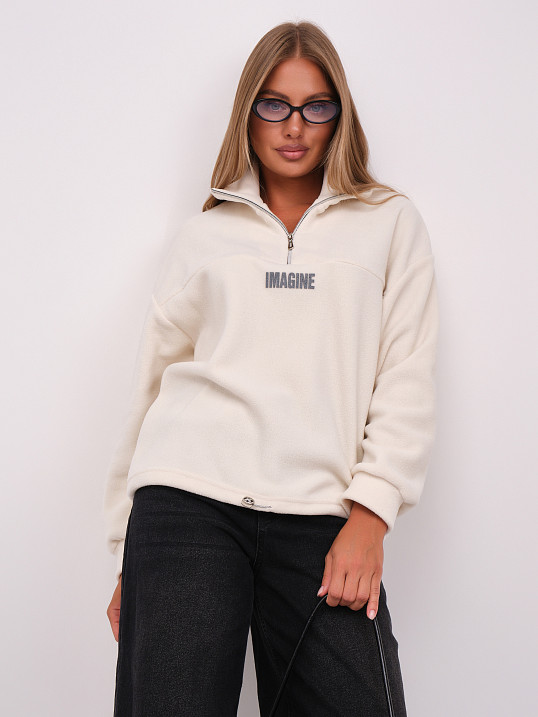 Толстовка жен. Тренд-2 флис молочный