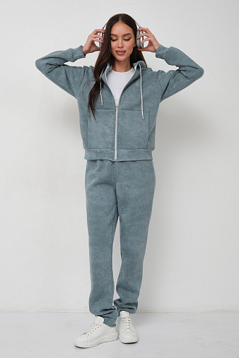 Костюм женский Дюна начёс фисташка