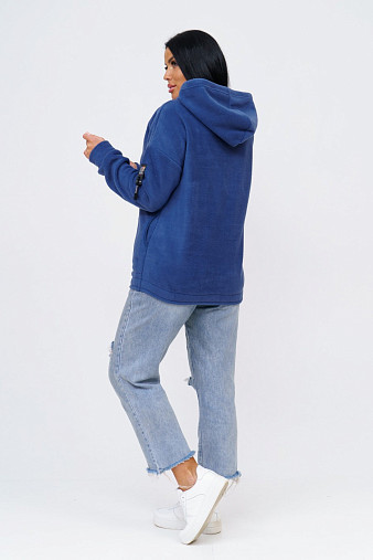 Толстовка Флис индиго