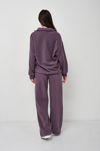 Костюм жен. Тренд флис т.лиловый