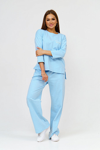 Костюм женский Мегаполис голубой