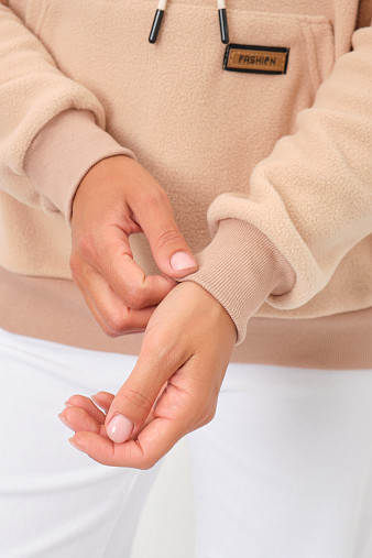 Толстовка женская Бэлла флис беж