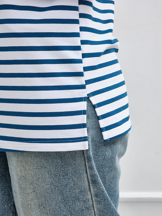 Лонгслив Горизонт петроль