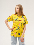 Футболка женская Краш желтая