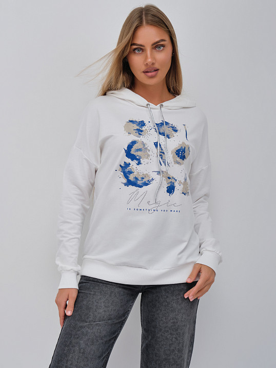 Толстовка женская Элен-2 экрю