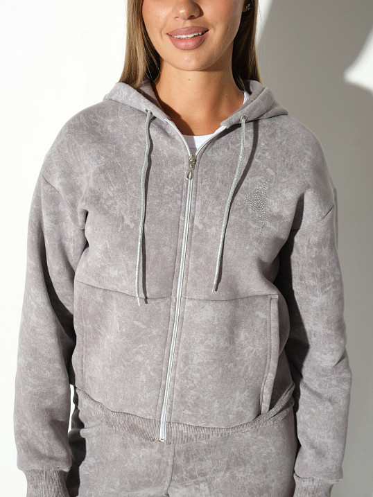 Толстовка женская Дюна начёс св.серый