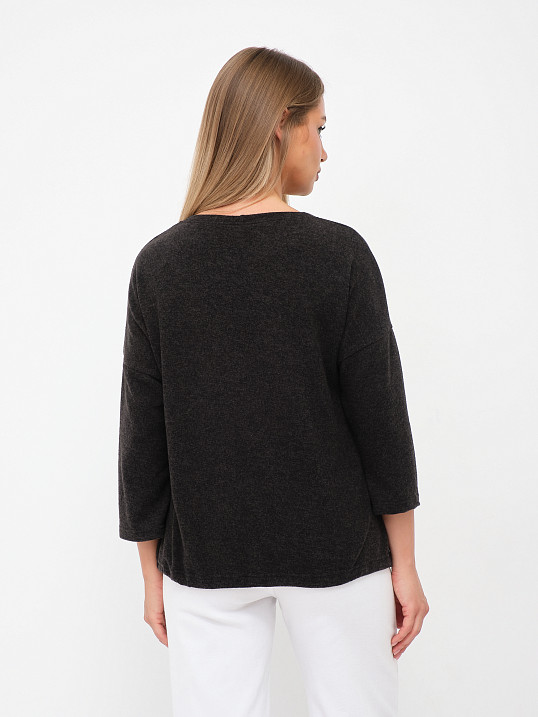 Джемпер Оливия т.серый