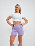 Шорты женские Барбара футер лаванда