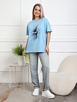 Футболка женская Жанет голубой