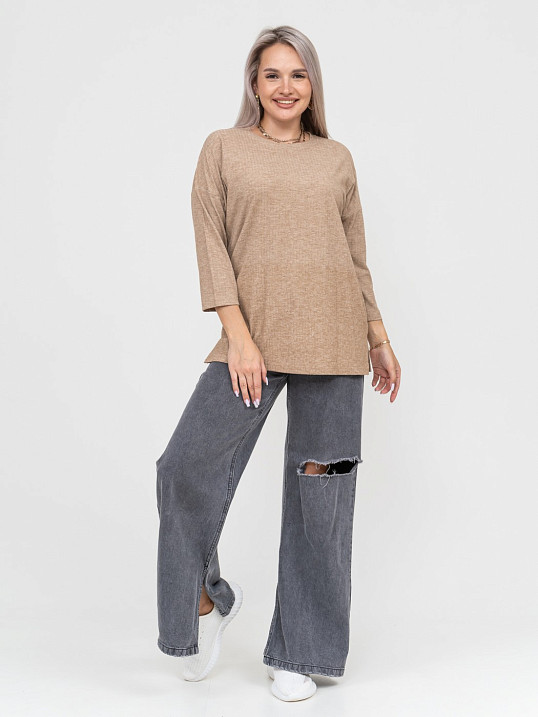 Лонгслив Ассоль бежевый