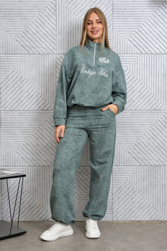 Костюм женский Верона варенка фисташка