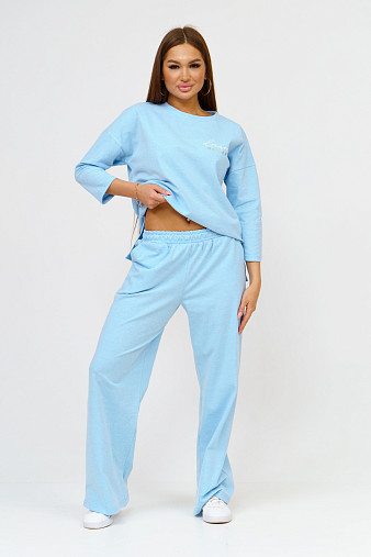 Костюм женский Мегаполис голубой