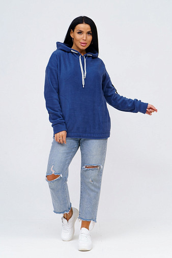 Толстовка Флис индиго