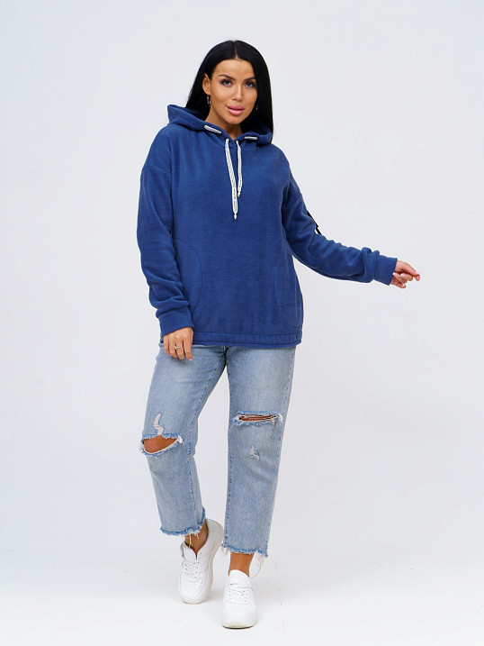 Толстовка Флис индиго