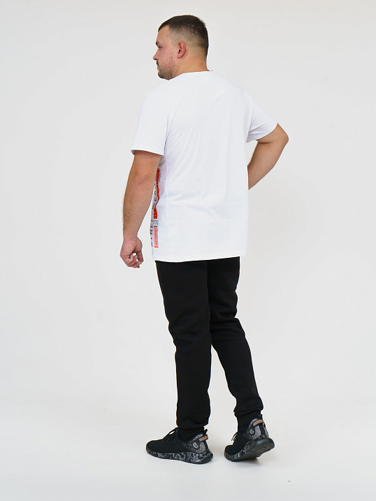 Брюки мужские футер 3-х нитка чёрный