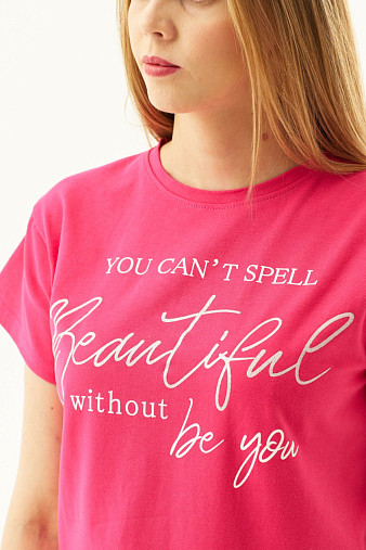 Футболка женская Эстель фуксия