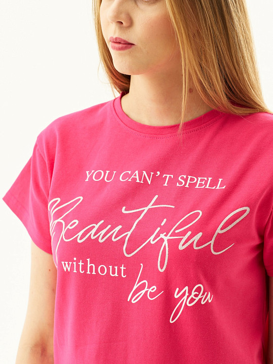 Футболка женская Эстель фуксия