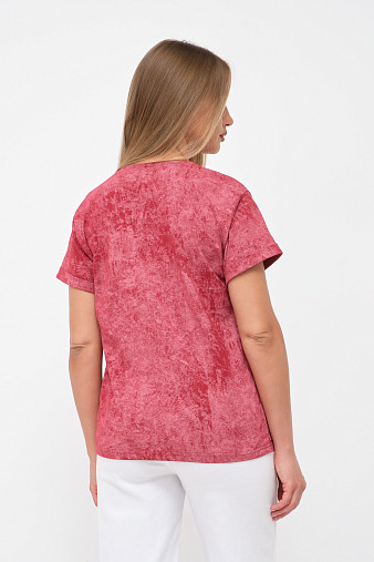 Футболка женская Арабеска бордо