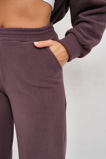 Костюм жен. Тренд-2 флис т.лиловый