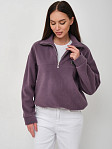 Толстовка жен. Тренд флис т.лиловый