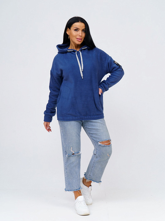 Толстовка Флис индиго
