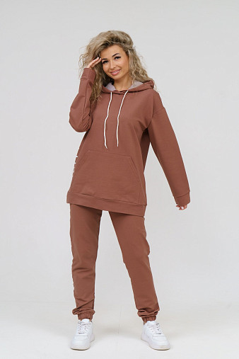 Костюм Челси футер 2-х нитка шоколад