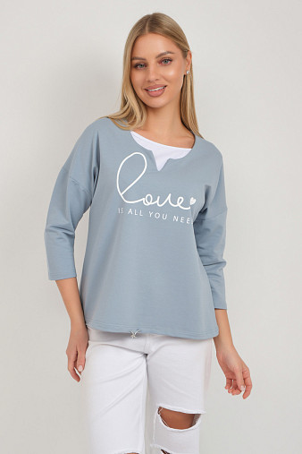 Свитшот женский Шрифт арона