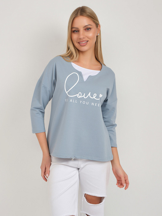 Свитшот женский Шрифт арона