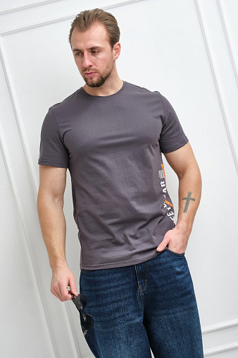 Футболка мужская Норд т.серый