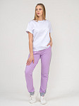 Брюки женские лампас лаванда