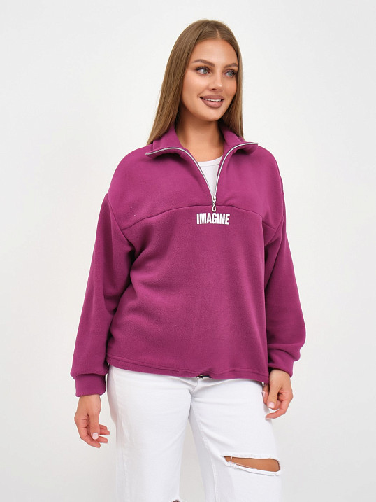 Толстовка жен. Тренд-2 флис лиловый