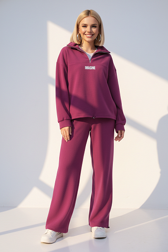 Костюм жен. Тренд-2 флис лиловый