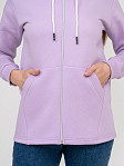 Толстовка женская Гамма на молнии лаванда