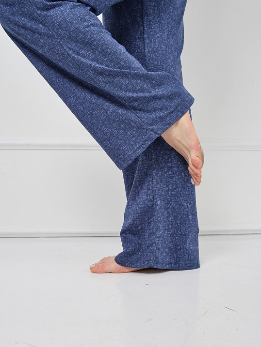 Костюм Моника индиго/цветы