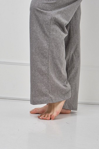 Костюм Моника серый/цветы