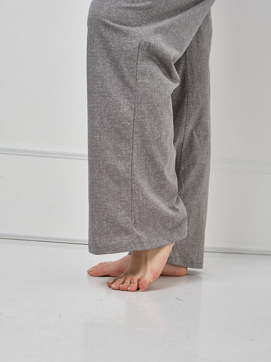 Костюм Моника серый/цветы