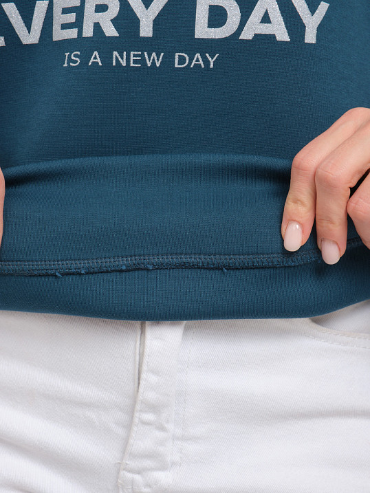 Свитшот женский Лео петроль