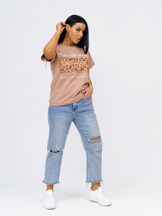 Футболка женская Импульс капучино