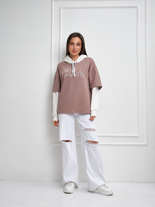 Толстовка женская Венди капучино