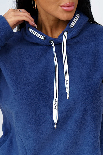 Толстовка Флис индиго